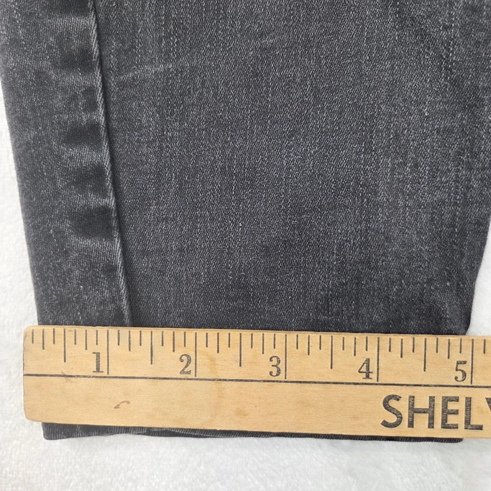 Forever 21+ Jeans Women 18 Black High Rise Skinny Faded Denim Excellent‎
